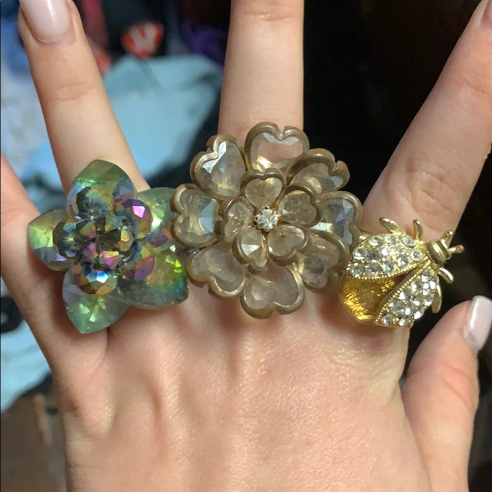 Fun Stretchy Costume Ring Lot